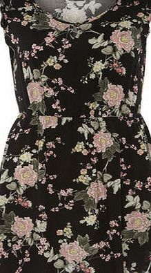 Dorothy Perkins Womens Oriental Floral Print Tunic- Multi Colour