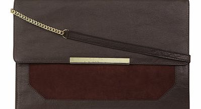 Dorothy Perkins Womens Oxblood Bar Front Crossbody Bag- Red