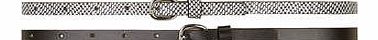 Dorothy Perkins Womens Pack of Two Belts- Black DP11122530