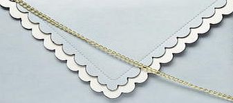 Dorothy Perkins Womens Pale blue scallop clutch bag- Blue