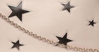 Dorothy Perkins Womens Pale pink star clutch bag- Pink DP18400015