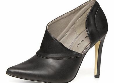 Dorothy Perkins Womens Paper Dolls Black Pointed Ankle Boots-