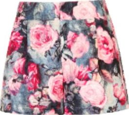 Dorothy Perkins, 1134[^]262015000705829 Womens Paper Dolls Rose Print Shorts- Multi