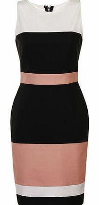 Dorothy Perkins Womens Paper Dolls Sleevless Colour Block Dress-