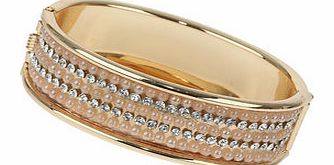 Dorothy Perkins Womens Peach Clamp Bangle- Gold DP49814519