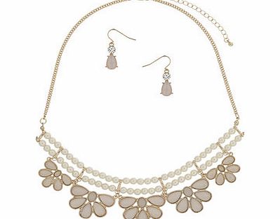 Dorothy Perkins Womens Pearl And Peach Stone- Pink DP49815162