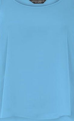 Dorothy Perkins Womens Petite aqua cami top- Blue DP79876329