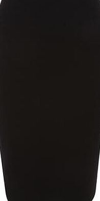 Dorothy Perkins Womens Petite black midi skirt- Black DP79871201