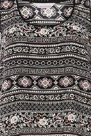 Dorothy Perkins Womens Petite black pink pom pom top- Black/Pink