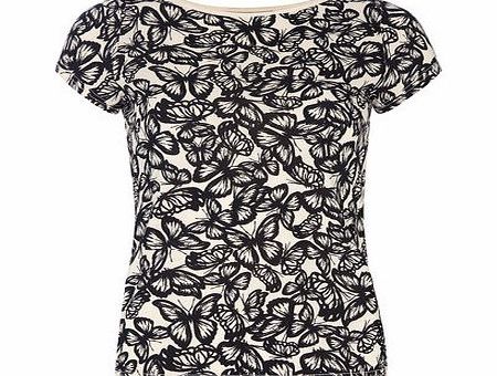 Dorothy Perkins Womens Petite butterfly tee- Pink DP79283514