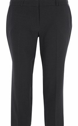 Dorothy Perkins Womens Petite dogstooth trousers- Blue DP79272923