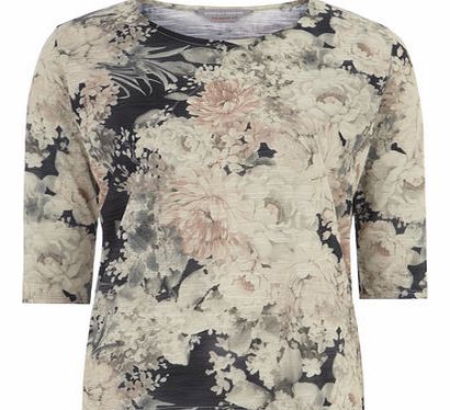 Dorothy Perkins Womens Petite exclusive floral dip back top-
