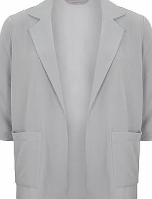 Dorothy Perkins Womens Petite Grey Kimono Jacket- Grey DP79287062