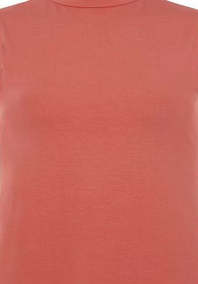 Dorothy Perkins Womens Petite high neck vest top- Coral DP79855616