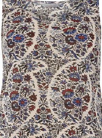 Dorothy Perkins Womens Petite paisley voop vest Top- Pink