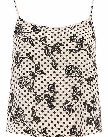Dorothy Perkins Womens Petite spot rose cami top- Pink DP79263715