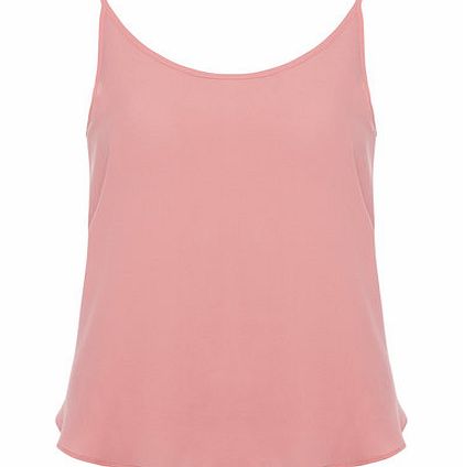 Dorothy Perkins Womens Petite Strawberry Cami Top- Pink DP79290864
