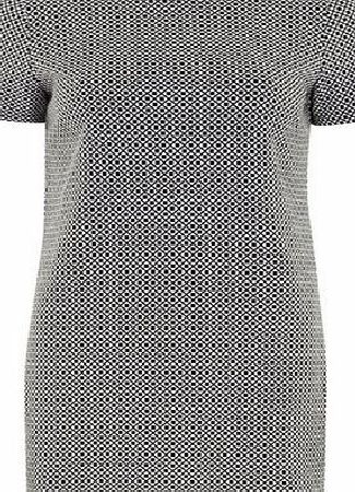Dorothy Perkins Womens PETITE TILE TUNIC- Black DP79851603