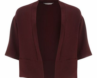 Dorothy Perkins Womens Petite wine kimono jacket- Wine DP79273712