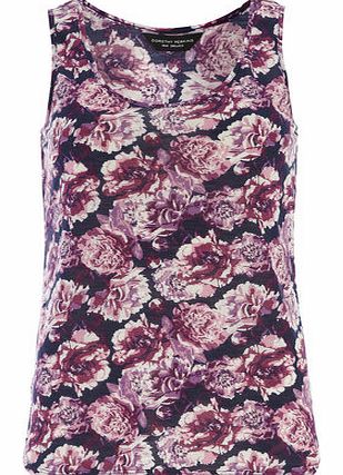 Dorothy Perkins Womens Pink blossom jersey scoop top- Pink