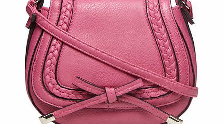 Dorothy Perkins Womens Pink mini plait satchel- Pink DP18400214