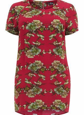 Dorothy Perkins Womens Pink Multi Floral Shift Dress- Pink