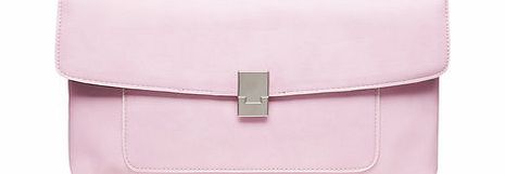 Dorothy Perkins Womens Pink pocket front clutch bag- Pink