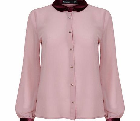 Womens PIT Pink longsleeves Shirt- Pink DP32001019