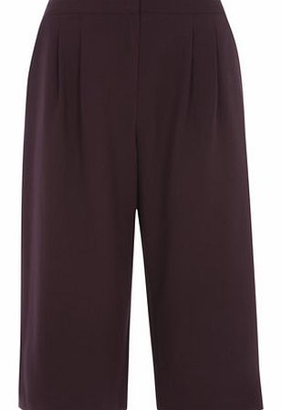 Dorothy Perkins Womens Plum Crepe Culottes- Plum DP66791671