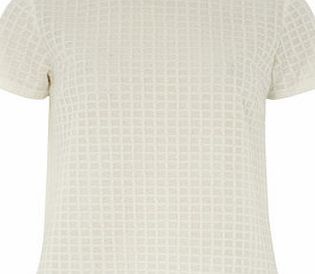 Dorothy Perkins Womens Poppy Lux Off White Sharlise Tee Top-
