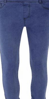 Dorothy Perkins Womens Pretty Blue Eden Cropped Jeggings- Blue