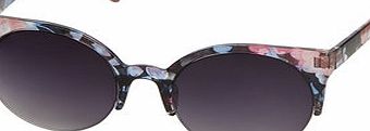 Dorothy Perkins Womens Print Dalston Round Sunglasses-