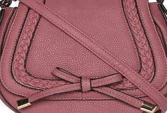Dorothy Perkins Womens Raspberry mini plait satchel- Pink