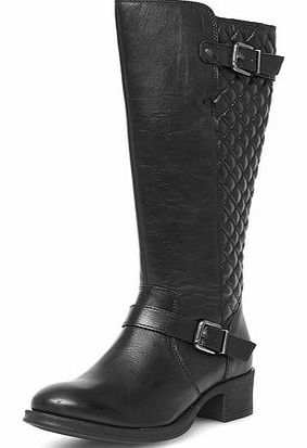 Dorothy Perkins Womens Ravel Block heel knee high boots- Black