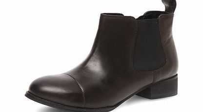 Womens Ravel Flat heel ankle boots- Black