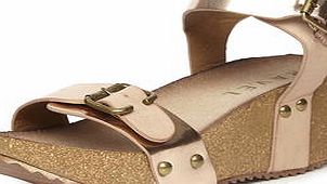 Womens Ravel Flatform Sandals- Rose Gold