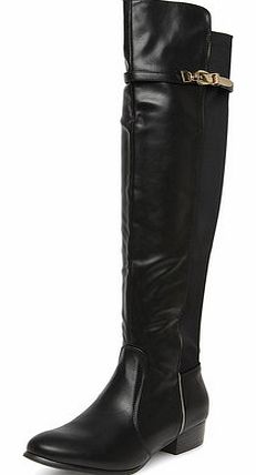 Dorothy Perkins Womens Ravel Knee high boots- Black DP23000368