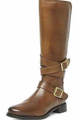 Dorothy Perkins Womens Ravel Knee high riding boots- Brown