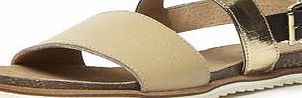 Womens Ravel Leather Sandals- Beige DP23000668