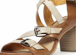 Womens Ravel Leather Sandals- Brown DP23000665