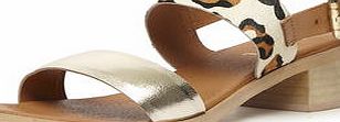 Womens Ravel Leather Sandals- Leopard DP23000661