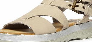 Womens Ravel Leather Sandals- Taupe DP23000654