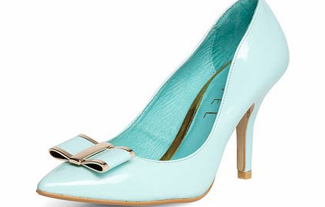Womens Ravel Pointed toe court shoes- Green
