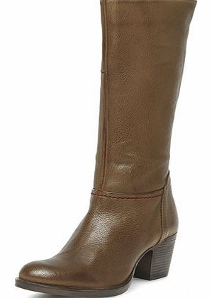 Dorothy Perkins Womens Ravel Pull on knee high boots- White