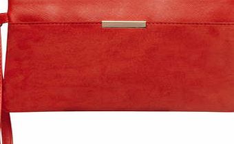 Dorothy Perkins Womens Red bar pocket wristlet- Red DP18399812
