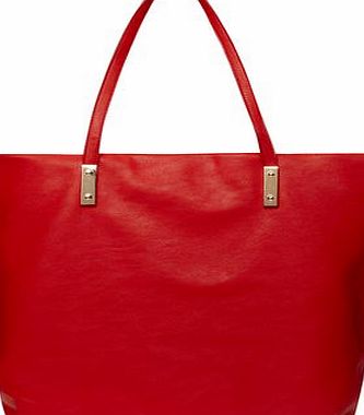 Dorothy Perkins Womens Red shopper bag- Red DP18407112