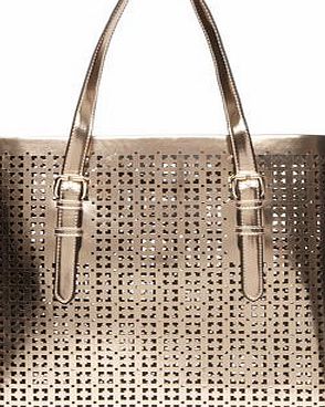 Dorothy Perkins Womens Rose Gold Tote Bag- Rose Gold DP18401610