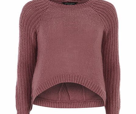 Dorothy Perkins Womens Rose Pink Twist Back Jumper- Rose