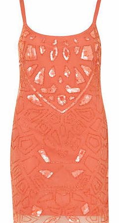 Dorothy Perkins Womens Scarlett B Coral Cami Dress- Coral