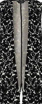 Dorothy Perkins Womens Shadow Sleeveless Jacket- Black DP66831804